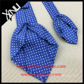 Wholesale Italian Silk Custom Fish Print Cheap Seven Folded Necktie